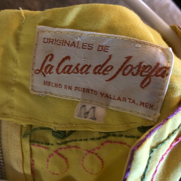 Vintage early 1960s or 1970s Josefa mexican embroidered kaftan - Picture 9 of 10